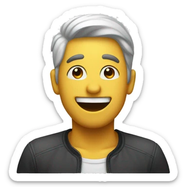 I person having a good time sticker