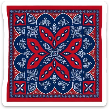 Sindhi ajrak sticker