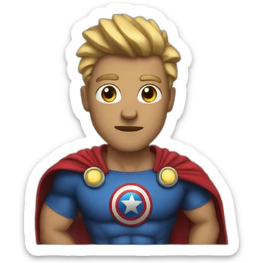 Not a super hero sticker