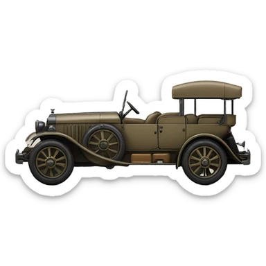  1930 WW1 Mercedes German Staff Car sticker