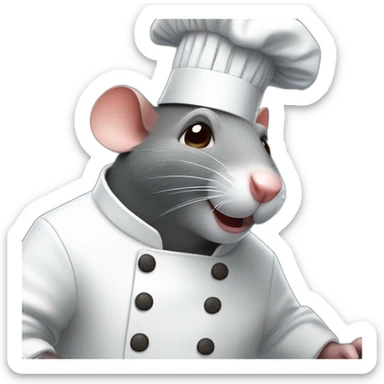 chef rat remi ratatouille sticker