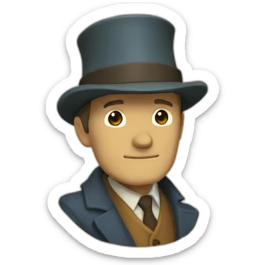 Professor Layton sticker