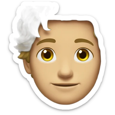 Posh-muscle-boy-brown-hair-green-eyes-pearl-necklace-in-golden-bathtub sticker