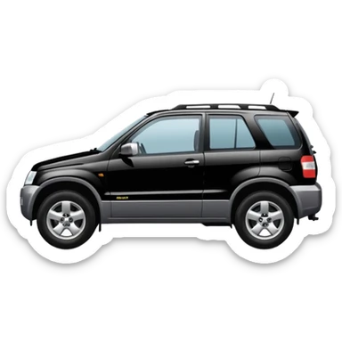 Suzuki grand vitara 2003 3 door black sticker