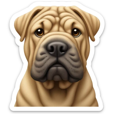 Shar pei  sticker