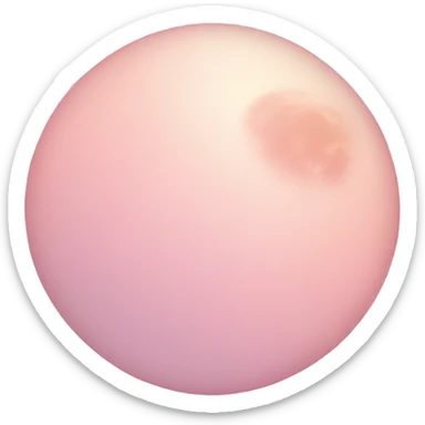 pastel pink moon sticker