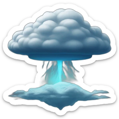 Supercell on radar sticker