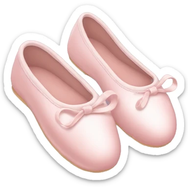 Pale pink ballet shoes sticker