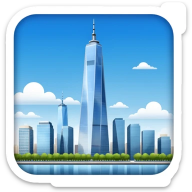 One World Trade sticker