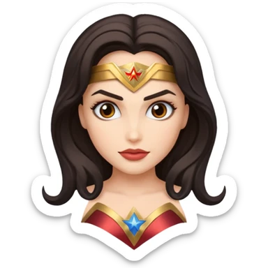 wondering woman sticker