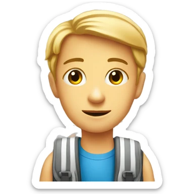 pupils   in a big school ￼ sticker