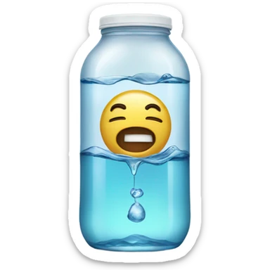 bidón agua purificada sticker