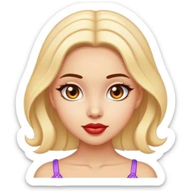 Coquette girl sticker