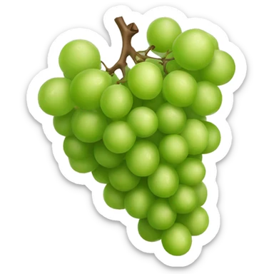 green grapes no leaves sticker