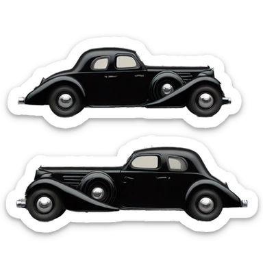 Batman’s 1936 Cord 810/812 black  sticker