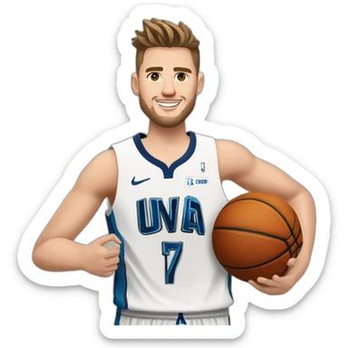 Luka Doncic basketball sticker