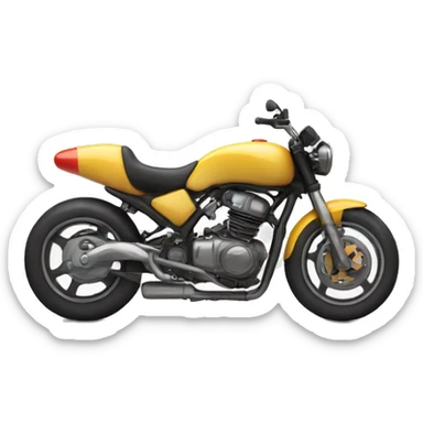Surfboard motorbike sticker
