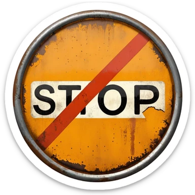 Stop hate (road sign) sticker