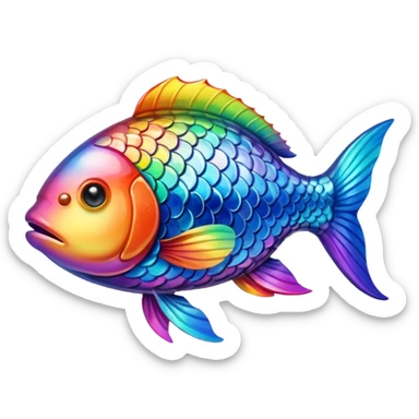 A fish representing im sorry for your loss sticker