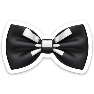 black bow tie  sticker