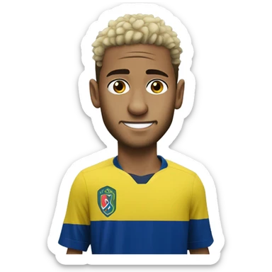 neymar com cara de espantado sticker
