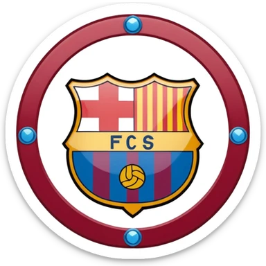 Barça escudo sticker