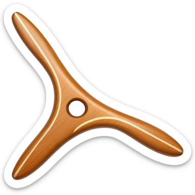 Boomerang coming back sticker