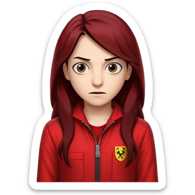 Tokio in Money Heist, realistic sticker