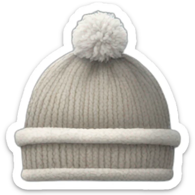 winter hat sticker