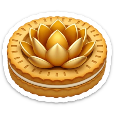 lotus biscuit sticker