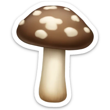 mushroom truffle cut sticker