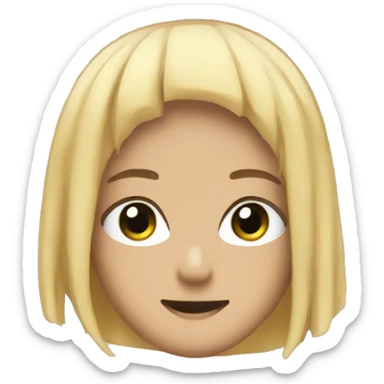 emoji of clamp and eyelash sticker