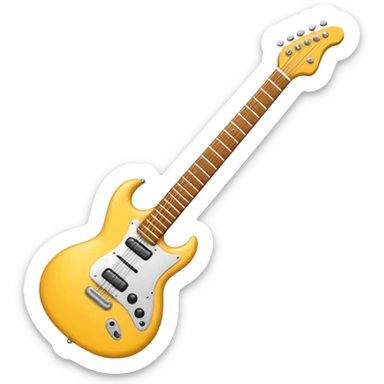Bana elinde elektronik gitar olan bir kulaklıklı emoji yapar mısın sticker