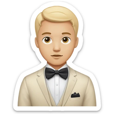 bow-tie polish man sticker