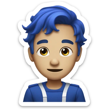 Ultramarine with emotions sticker