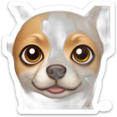 chihuahua hembra de color canela  sticker