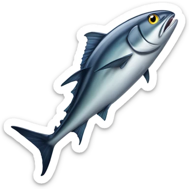 Large tuna fish  sticker