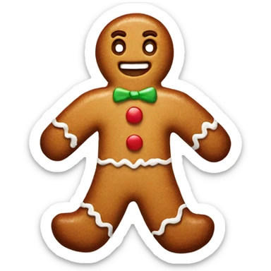 Gingerbread man  sticker