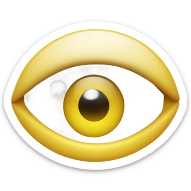 Eye twitching yellow smiley sticker