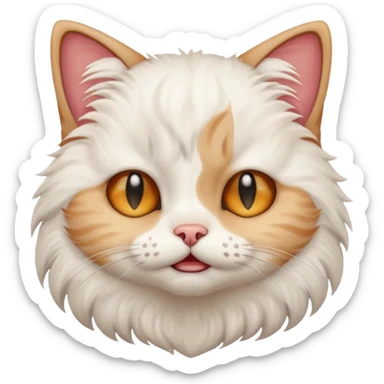 A cry cat sticker