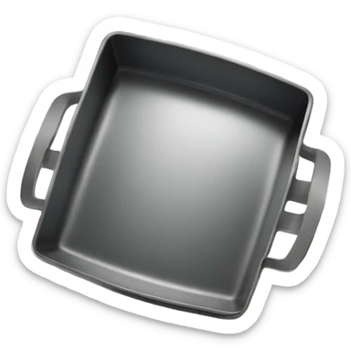 square iron skillet sticker