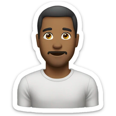 man spend a lot sticker