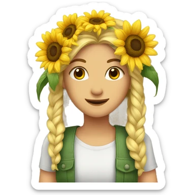 Ramo de girasoles sticker