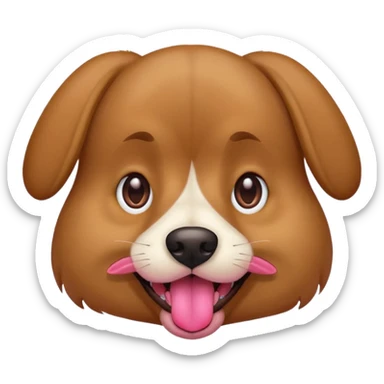 One eyed dog sticker