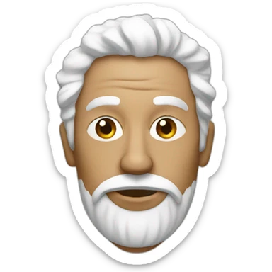 Poet white writing sticker