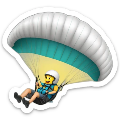 moniteur de parapente sticker