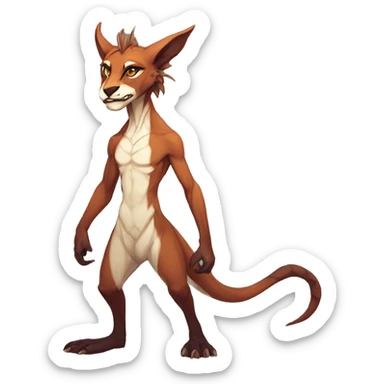  anthro vernid full body by LiLaiRa sticker