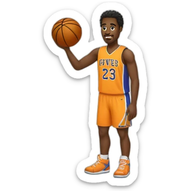 Basketteur sticker
