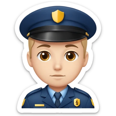 security guard with price tag sticker