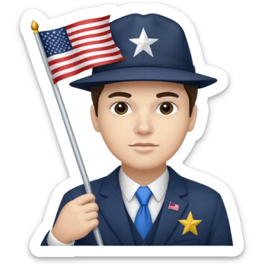 AF America first flag Nick Fuentes  sticker